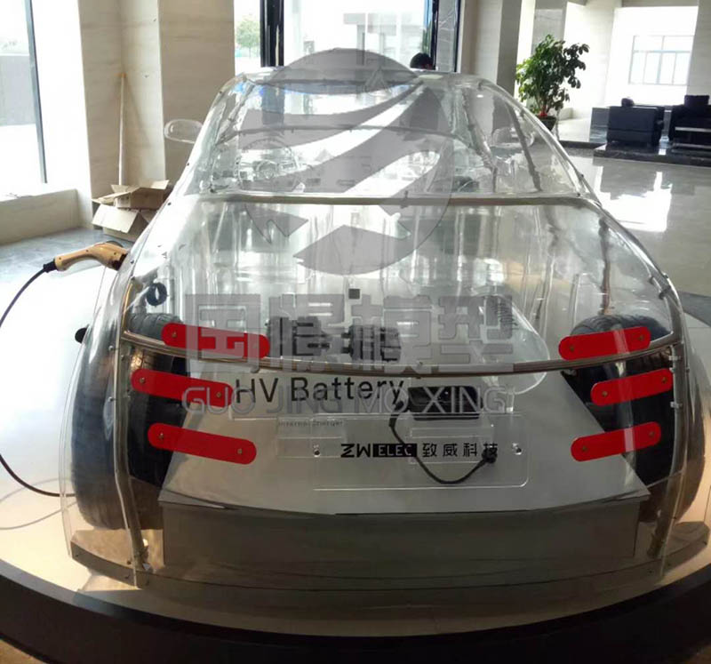 凤城市透明车模型